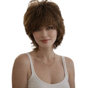 Carson by Paula Young Wigs in Honey SF12/28 Size Average Wavy Pixie